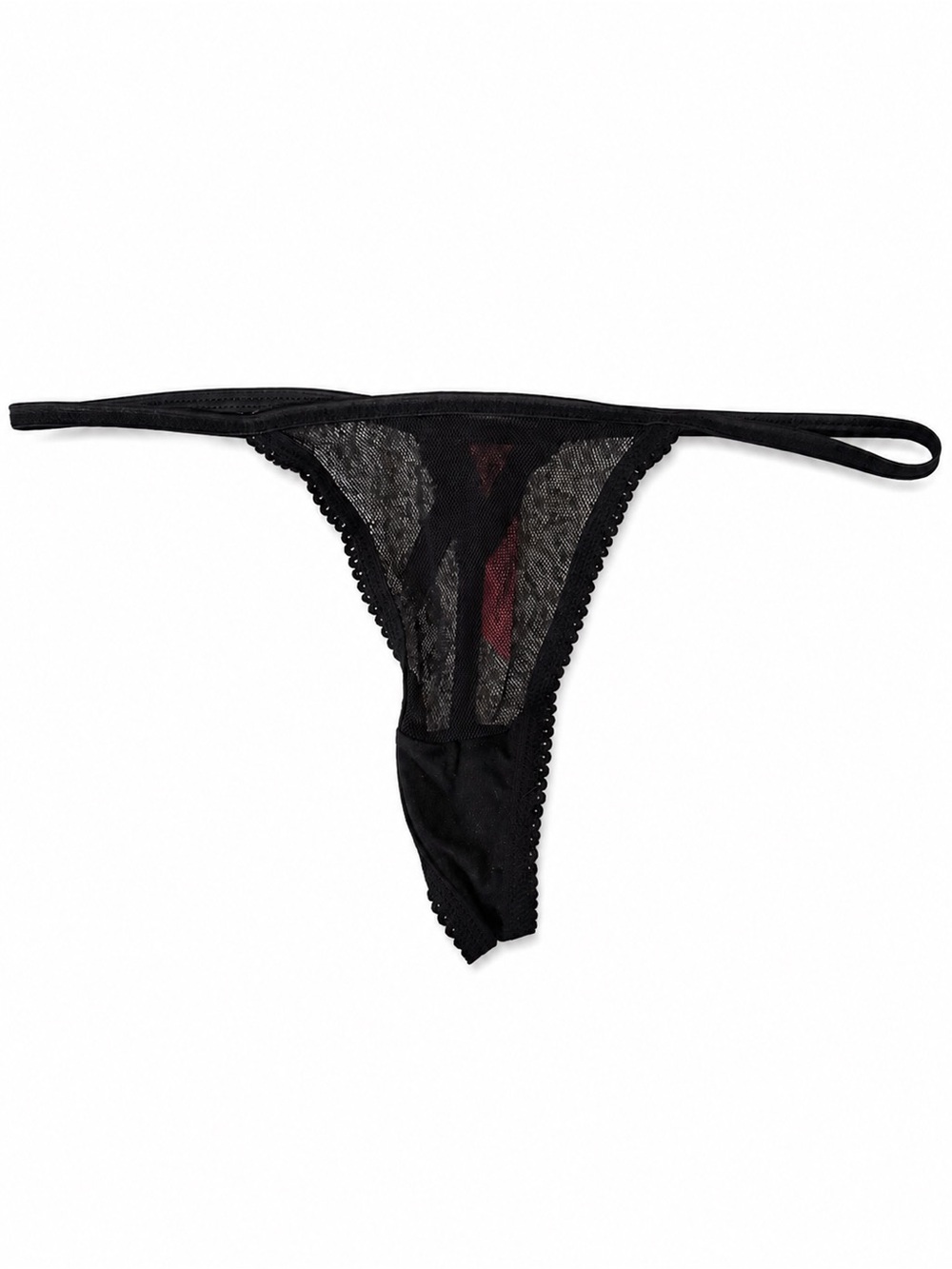 Victoria’s Secret Sexy Little Things Black Sheer Mesh Thong Panty S/M